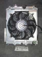 Load image into Gallery viewer, Universal Aluminum 3 Row Racing Radiator & Fan With Shroud Kit