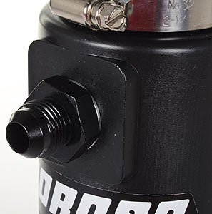 Moroso 85404 8AN Breather Tank - 1 Quart Capacity Polyethylene Catch Can