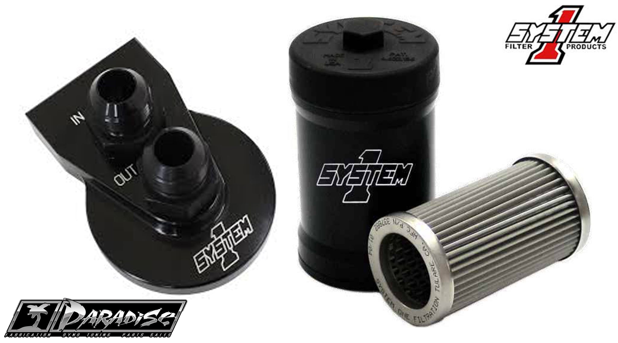 System One Filter System1 Pro 10 Micron Hi Flow Fuel Filter – Paradise Racing